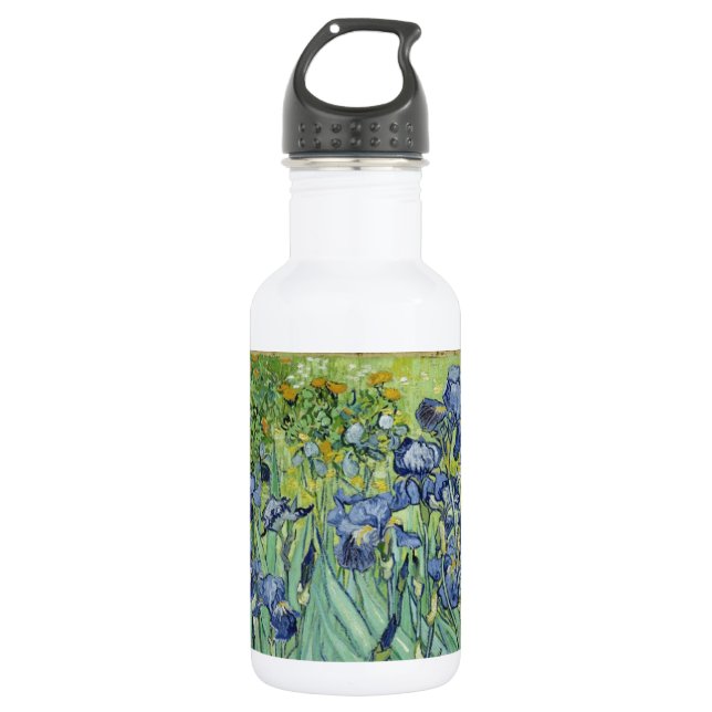 Garrafa De Van Gogh vida ainda: Vaso com íris (Frente)