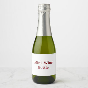 Garrafa de Vinho Espumante Mini Personalizada
