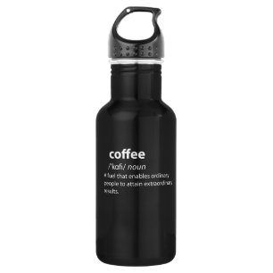 Garrafa Definição de Dicionário Engraçado Café
