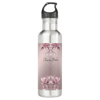 Garrafa Delicate Pink Floral Water Bottle