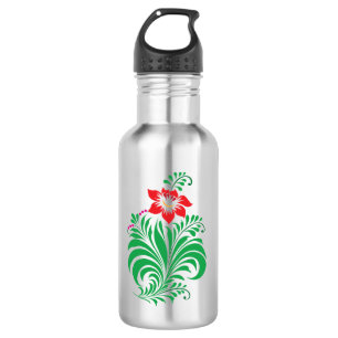 Garrafa Desenho Floral Ornamental – Elegante