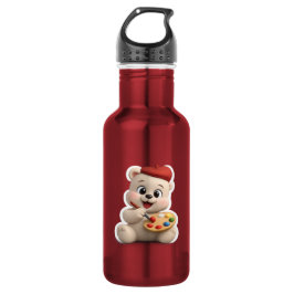 Garrafa Design Adorável e Fofo de Urso de Pelúcia