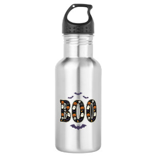 Garrafa Design de Abóbora Fantasma Boo de Halloween Fofo