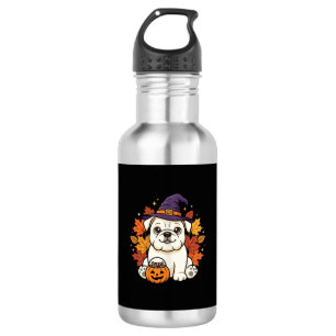 Garrafa Design de cachorro de abóbora de Halloween de Bull