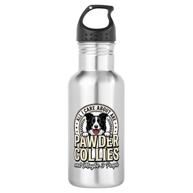 Garrafa Design de camiseta engraçado para amante de cães B (Frente)