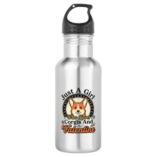Garrafa Design de Corgi no Dia dos Namorados para Amantes