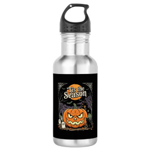 Garrafa Design de Gato Abóbora da Temporada de Halloween_1