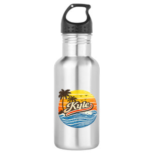 Garrafa Design de Nome Kyle Retro Sunset