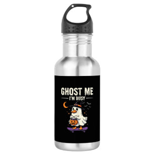 Garrafa Design de Skate Halloween Ghost Duck_1