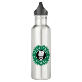 Garrafa Design do Crachá do logotipo de enfermeiro registr