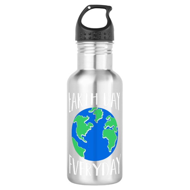 Garrafa Dia da Terra Protege o Ambiente (Frente)