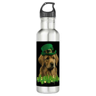 Garrafa Dia de São Patrício de Cão Leprechaun, ruas engraç