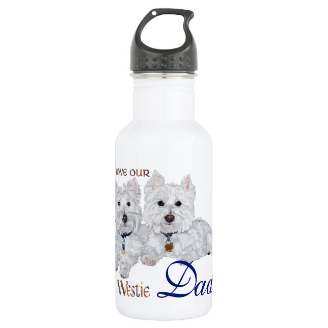 Garrafa Dia dos Pais Westie (Frente)