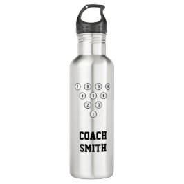 Garrafa Diagrama de Boliche de 10 pinos do treinador perso