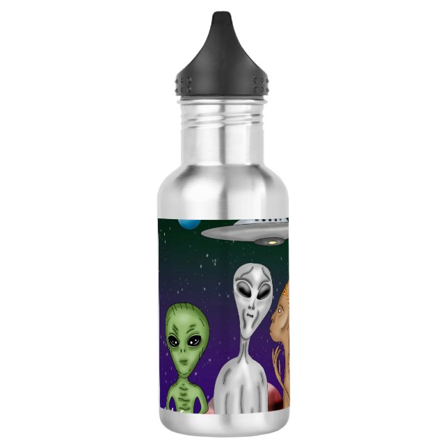 Garrafa Diferentes espécies de Alienígenas, OVNI, Planetas (Esquerda)