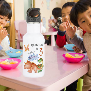 Garrafa Dinossaur Stomp Chomp Rawr