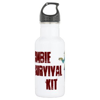 Garrafa do kit de sobrevivência do zombi