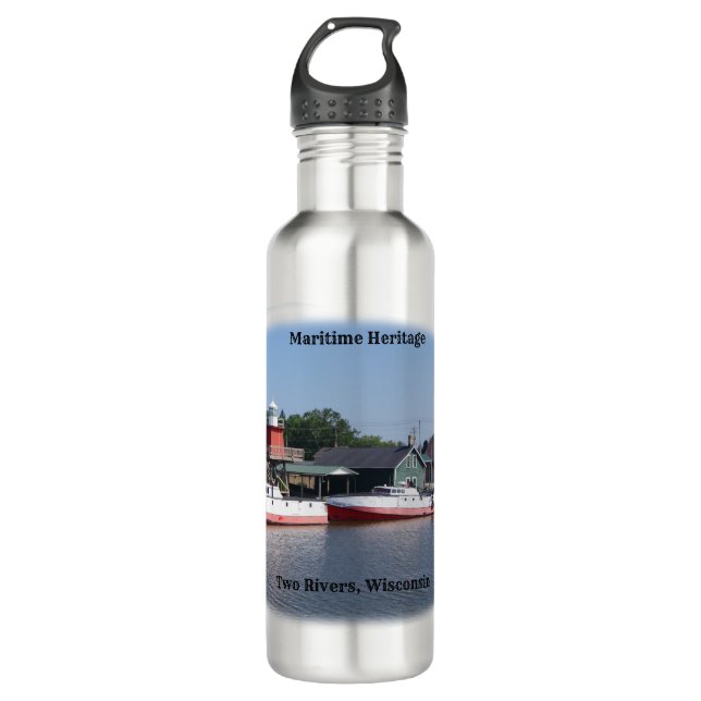 Garrafa Dois Rios, Patrimônio Marítimo de Wisconsin (Frente)