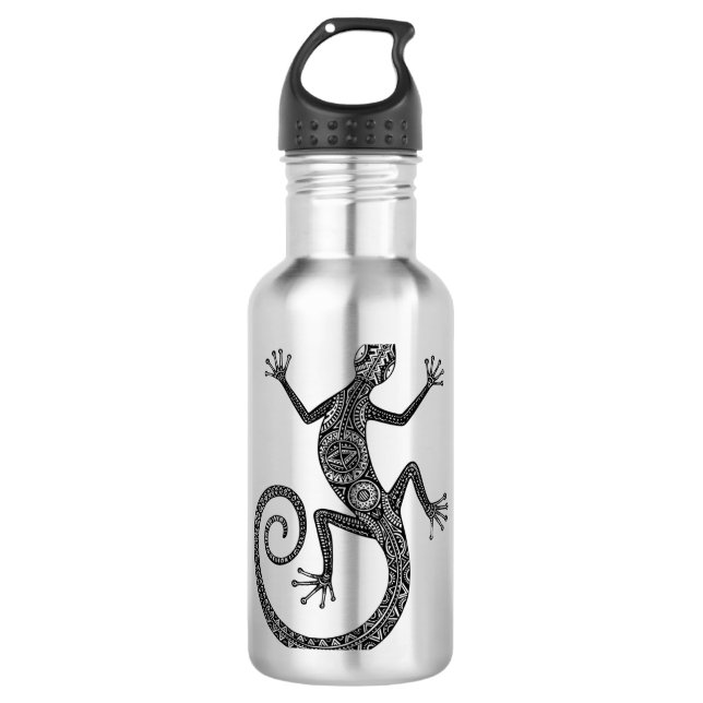 Garrafa Doodle do lagarto ou da salamandra (Frente)