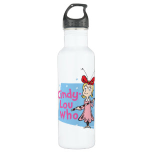 Garrafa Dr. Seuss   Cindy-Lou Who - Candy Cane