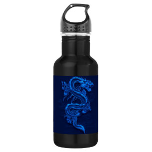 Garrafa Dragão chinês azul