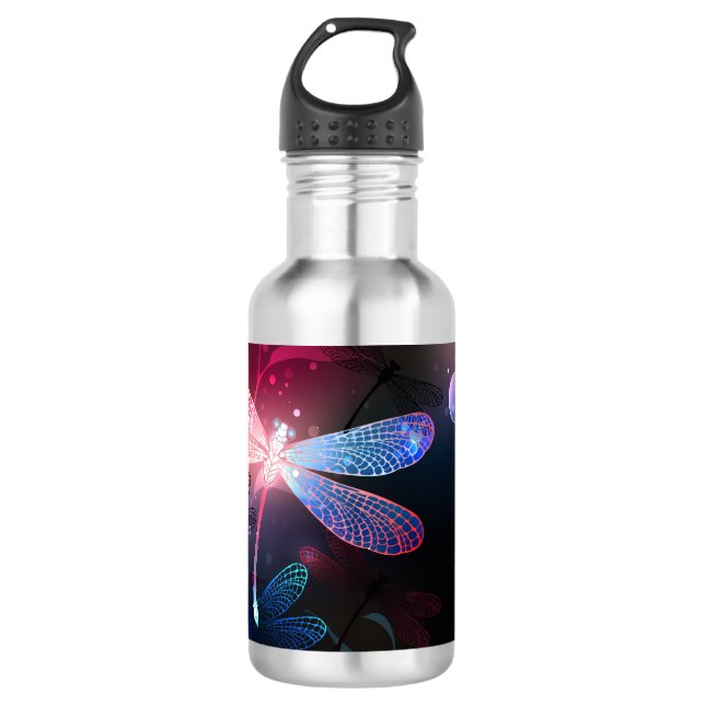 Garrafa Dragonfly vermelha (Frente)