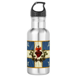 Garrafa Drapeau Québec antigo Carillon Sacré-Coeur