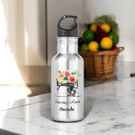 Garrafa Dressmaker Da Máquina De Costura<br><div class="desc">Garrafas de água de máquinas de costura com flores vermelhas aquáticas. Este produto faz parte de uma coleção. Verifique a nossa coleção de lojas abaixo para obter itens correspondentes.</div>