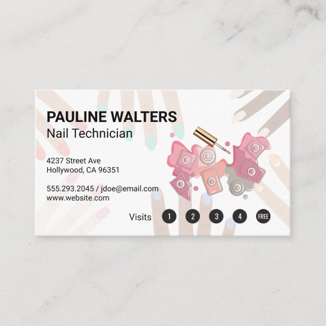 Garrafa e Boné | Cartões de Lealdade (Frente)