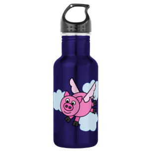 Garrafa E os porcos puderam voar!