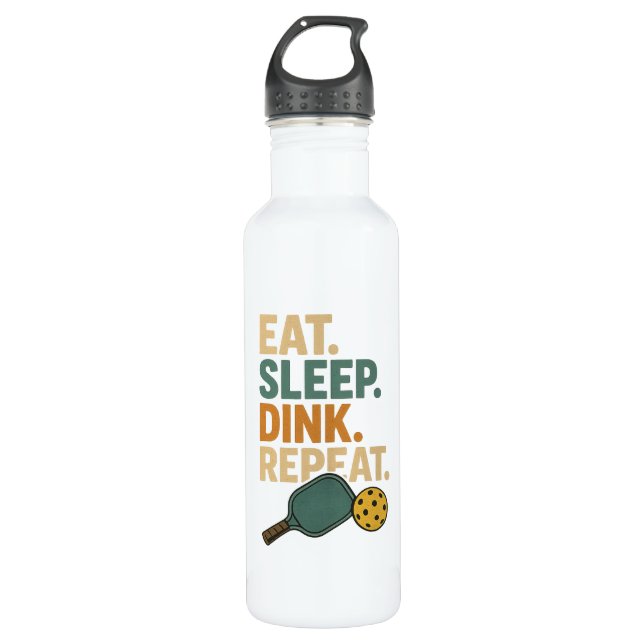 Garrafa Eat. Sleep. Dink. Repeat.  (Frente)