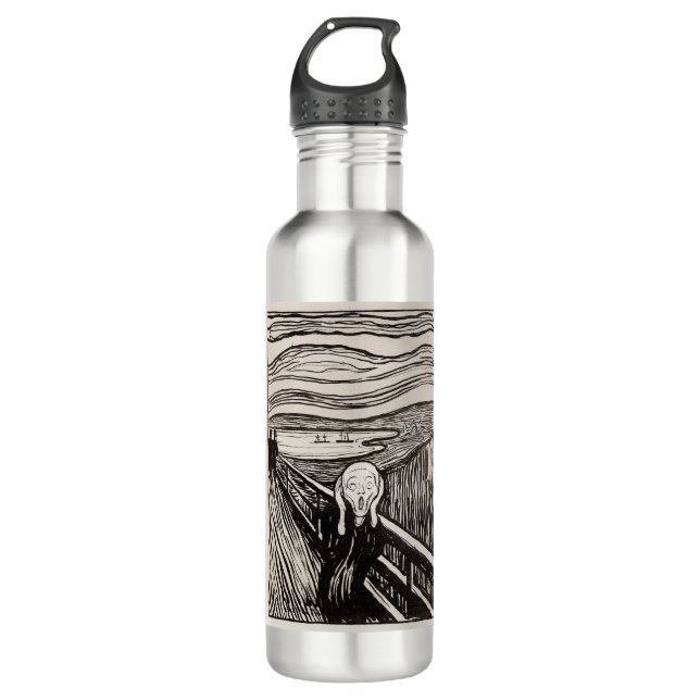 Garrafa Edvard Munch, A Famosa Do Impressão Do Lithógrafo  (Frente)