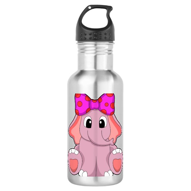 Garrafa Elefante com Faixa de Opções (Frente)