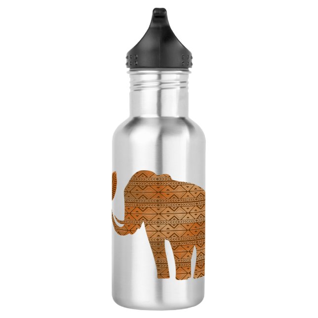 Garrafa Elefante - Design de Arte Tribal (Direita)