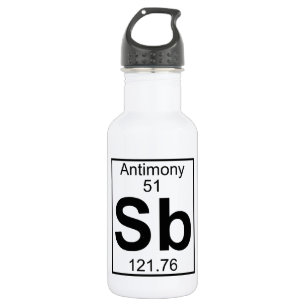 Garrafa Elemento 051 - Sb - antimónio (cheio)
