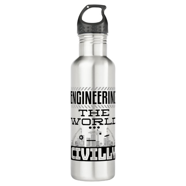 Garrafa Engenharia O Engenheiro Civil Legal Mundial (Frente)