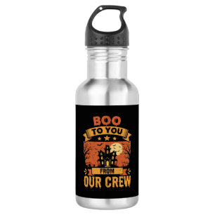 Garrafa Equipe de Casa Assombrada de Boo To You no Hallowe