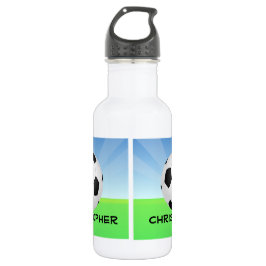 Garrafa Esportes personalizados do dia ensolarado de bola