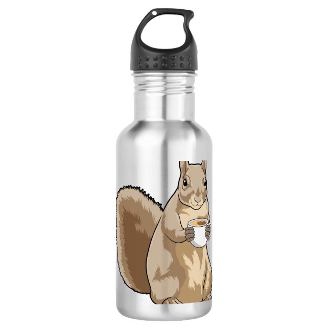 Garrafa Esquilo com Taça de Café (Frente)