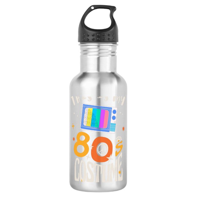Garrafa Esta é a minha fantasia dos anos 80 (Frente)
