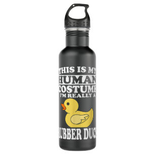 Garrafa Esta é a minha fantasia humana. Sou mesmo um pato