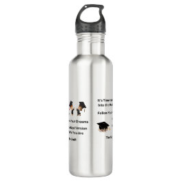 Garrafa Está na hora de entrar no mundo em um