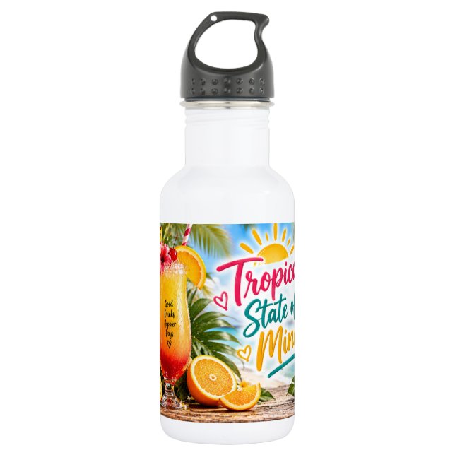 Garrafa Estado de Espírito Tropical (Frente)