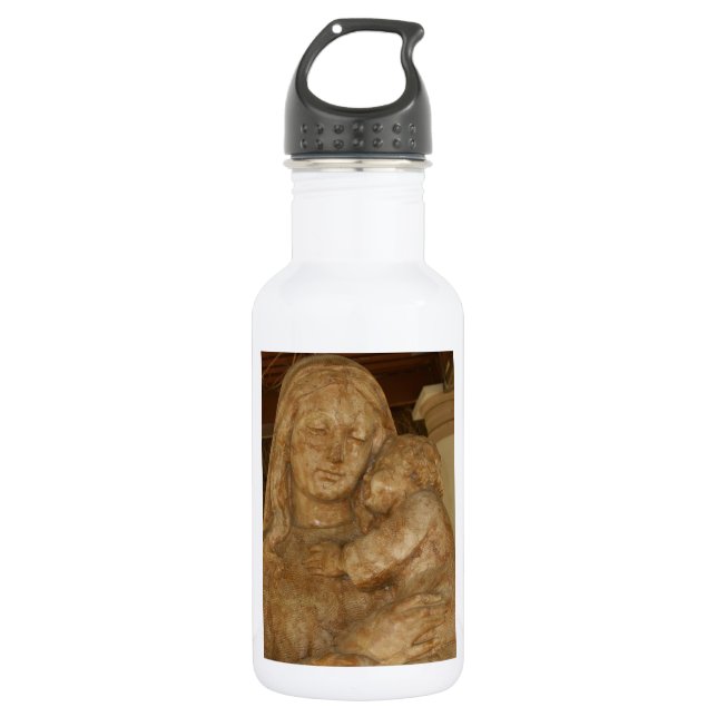 Garrafa Estátua da Virgem Maria e Menino Jesus (Frente)