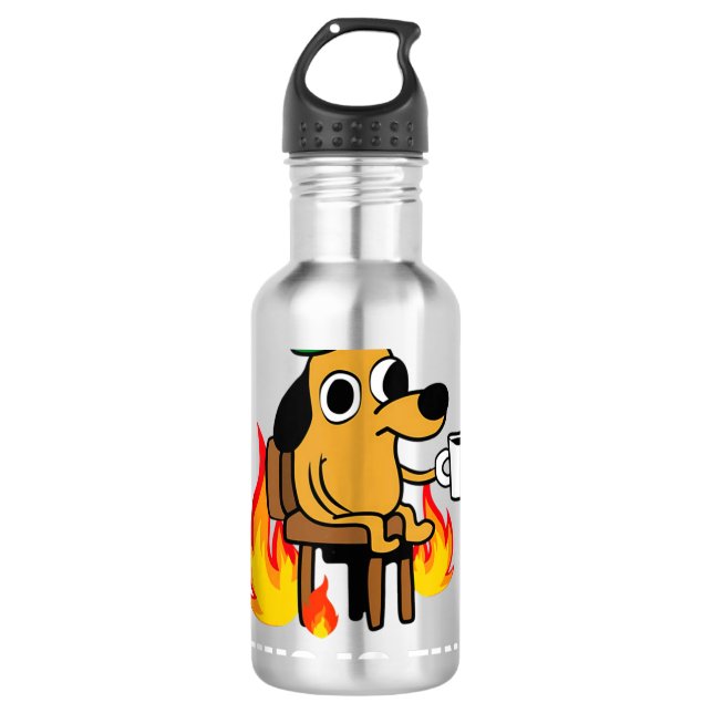 Garrafa Este É Um Bom Cachorro Internet Meme Queimando San (Frente)