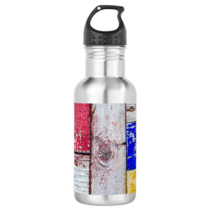 Garrafa Estilo de arte em madeira de neoplasticismo engra