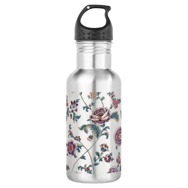 Garrafa Estilo de Vintagem Retro Floral (Frente)