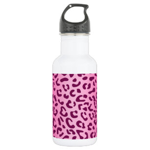 Garrafa Estilosa Estampa de Leopardo Rosa