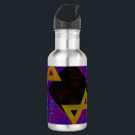 Garrafa Estrela Feliz de Chanucá de SlipperyJoe de David m<br><div class="desc">Estrela Feliz de Chanucá de SlipperyJoe da Celebração Artística de David menorah Dreidel Velas judaicas Hebraico Chanukah dava decorações religião judaísmo cultura religiosa práticas religiosas tradições simbólicas design de profundidade de contraste simetria</div>