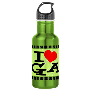 Garrafa Eu amo Geórgia -